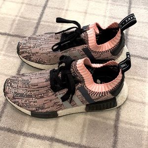 Adidas NMD R1 Women’s Shoe, Pink and black ‘Sun Glow’